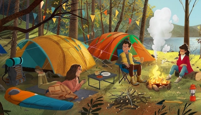 Holidays & Travels Illustration